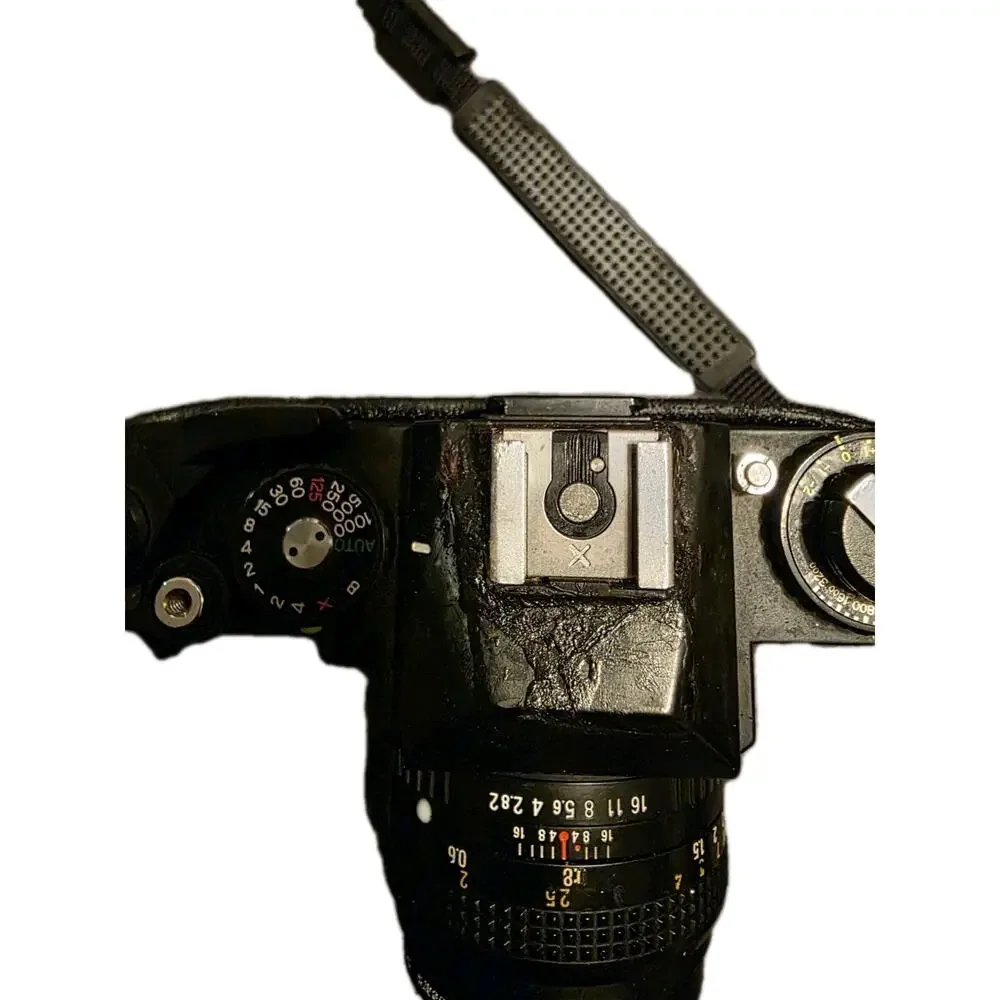 Vintage Sears KSX 35mm SLR Film Camera w/ 50mm Lens Case For Parts Repair